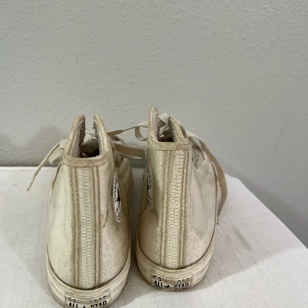 Converse girls white‎ egret size 3